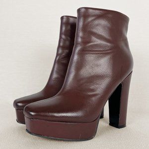 Platform Chunky Heel Ankle Boots
